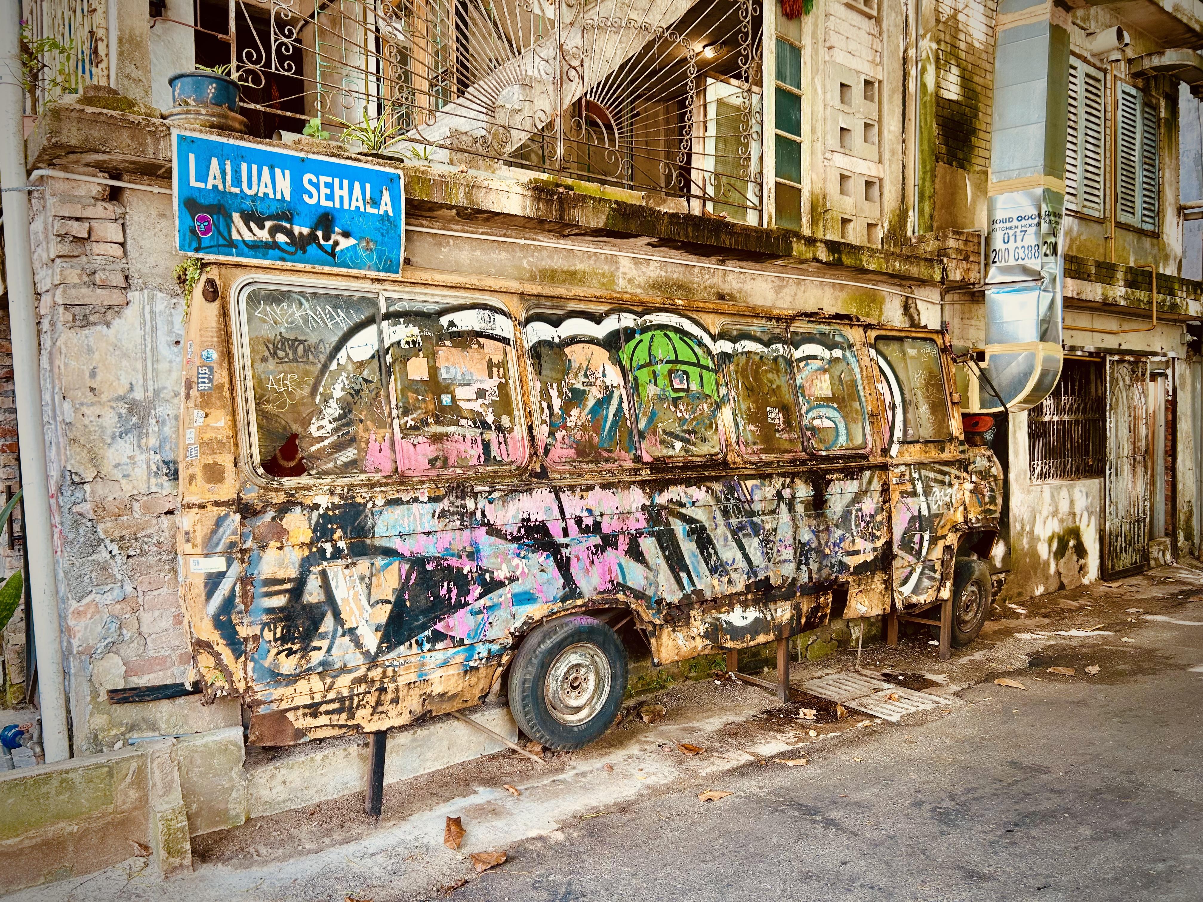 Straatkunst Kuala Lumpur
